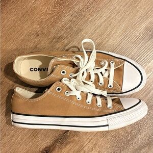 Converse Brown Canvas Sneakers